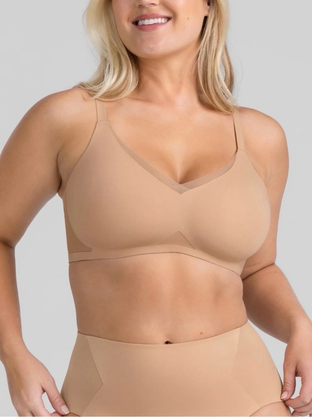Honeylove Crossover Bra 2X sand
